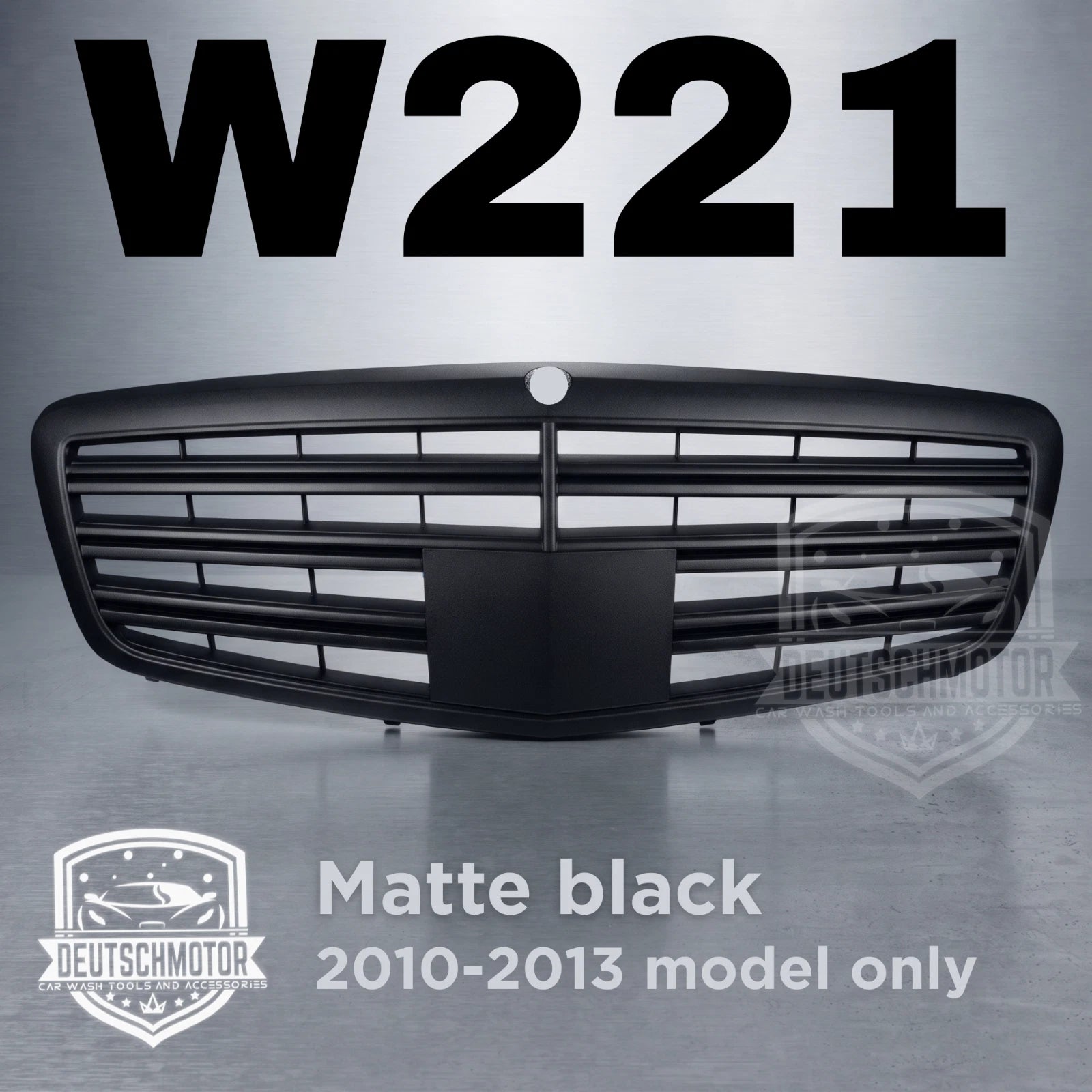 for Mercedes w221 S350 S550 S63 S65 grille matte black S-class 2010-2013