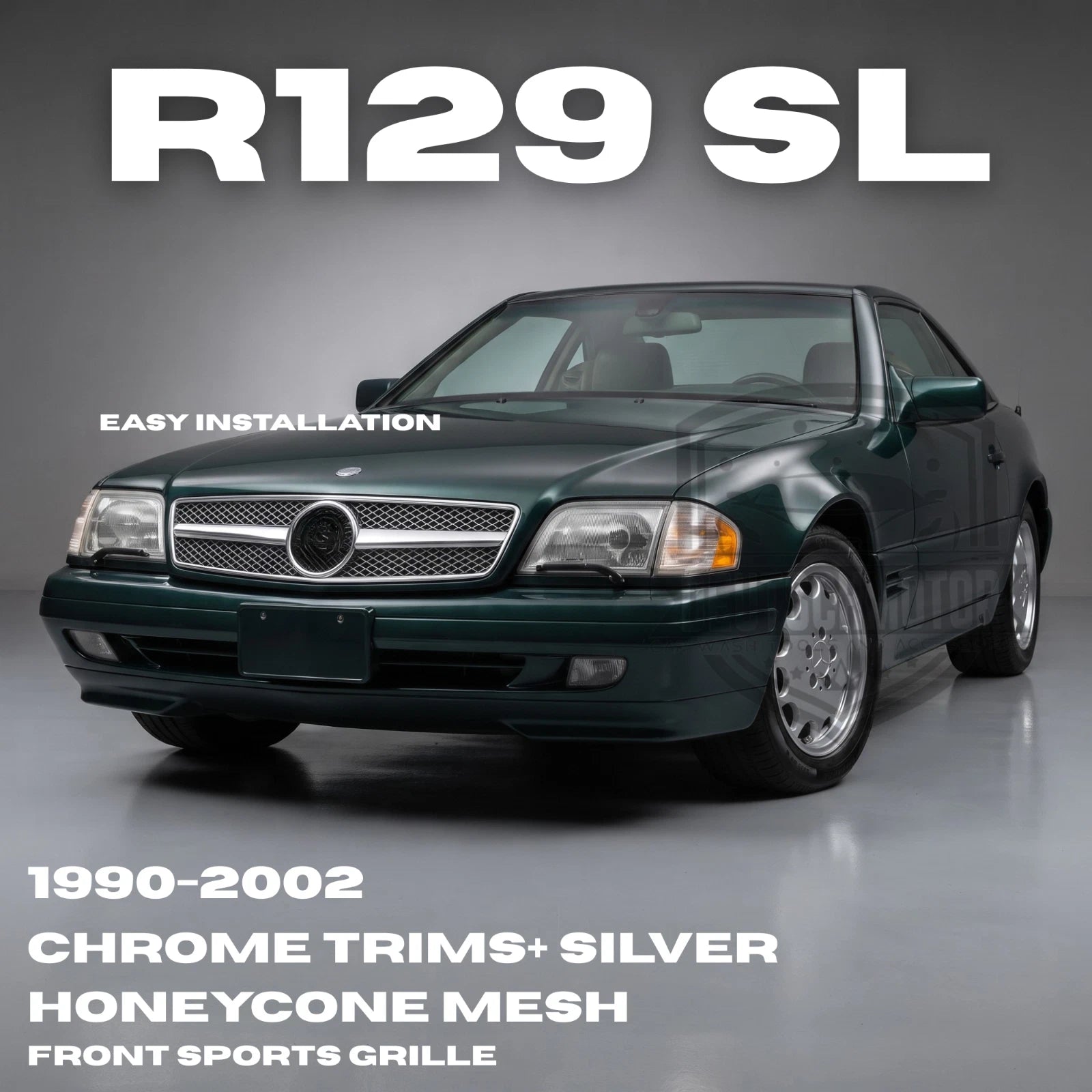 for Mercedes R129 1990-2002 SL500 SL320 silver 1 Fin chrome Must go, last 2