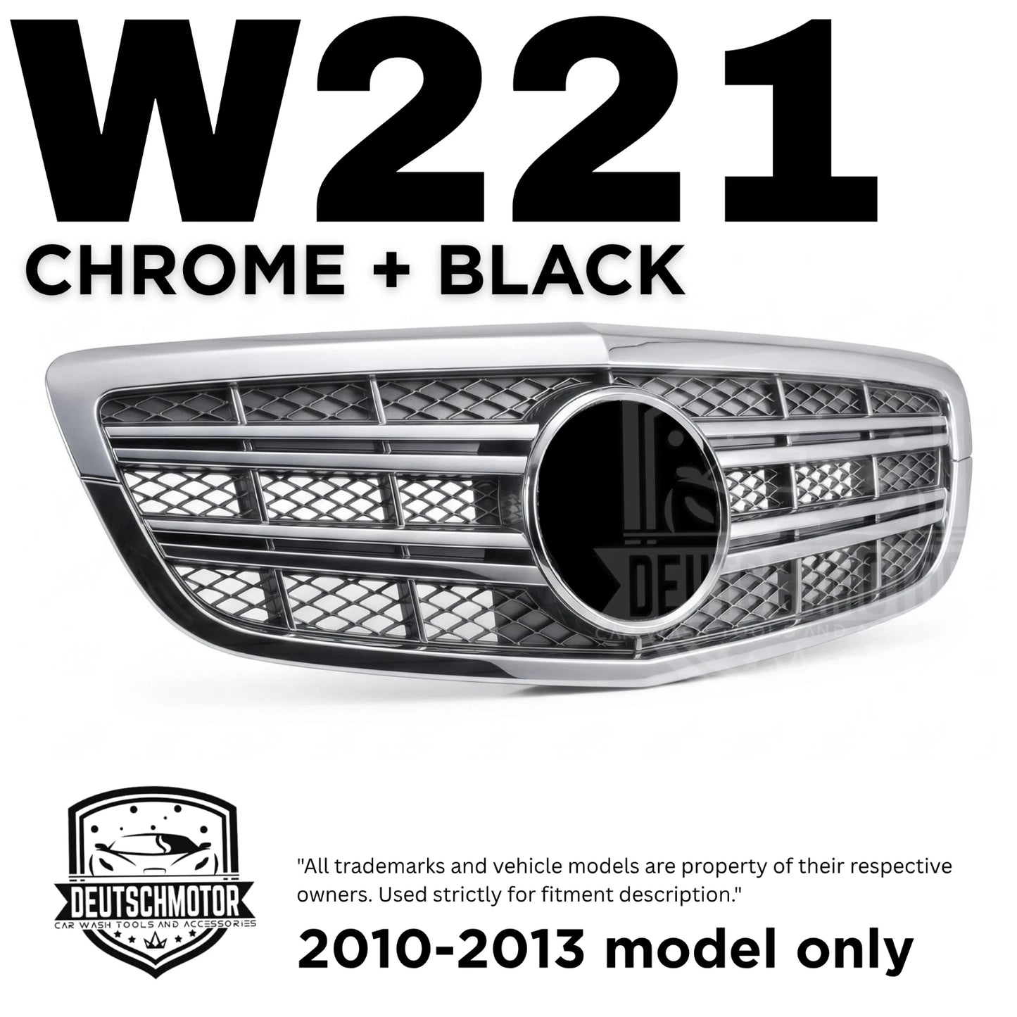 for Mercedes w221 S550 S63 S65 S600 front grille Chrome S-class 2010-2013