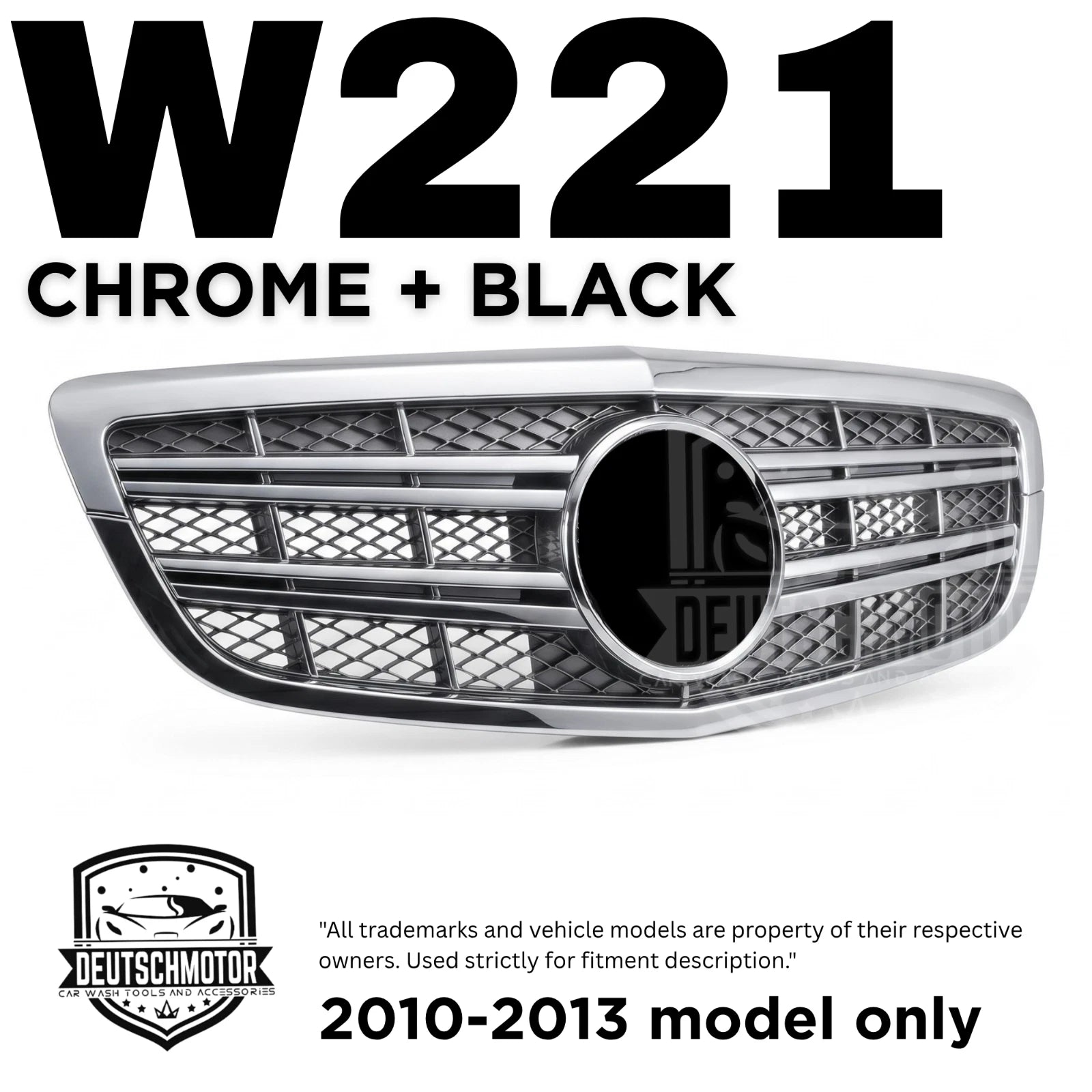for Mercedes w221 S550 S63 S65 S600 front grille Chrome S-class 2010-2013