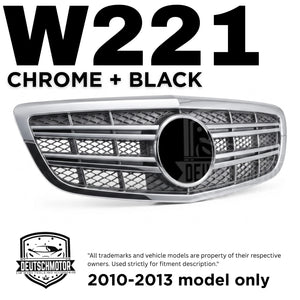 for Mercedes w221 S550 S63 S65 S600 front grille Chrome S-class 2010-2013