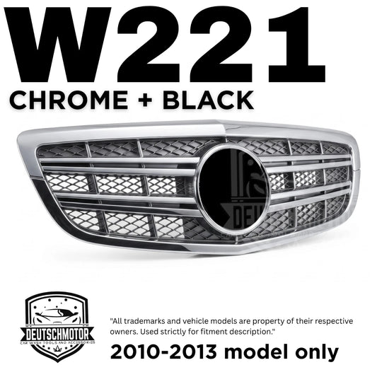 for Mercedes w221 S550 S63 S65 S600 front grille Chrome S-class 2010-2013