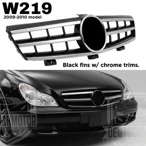 Enhance Your Mercedes CLS 2006-2008 front grille CLS550/CLS63 Black 2-Louvre Front Grille