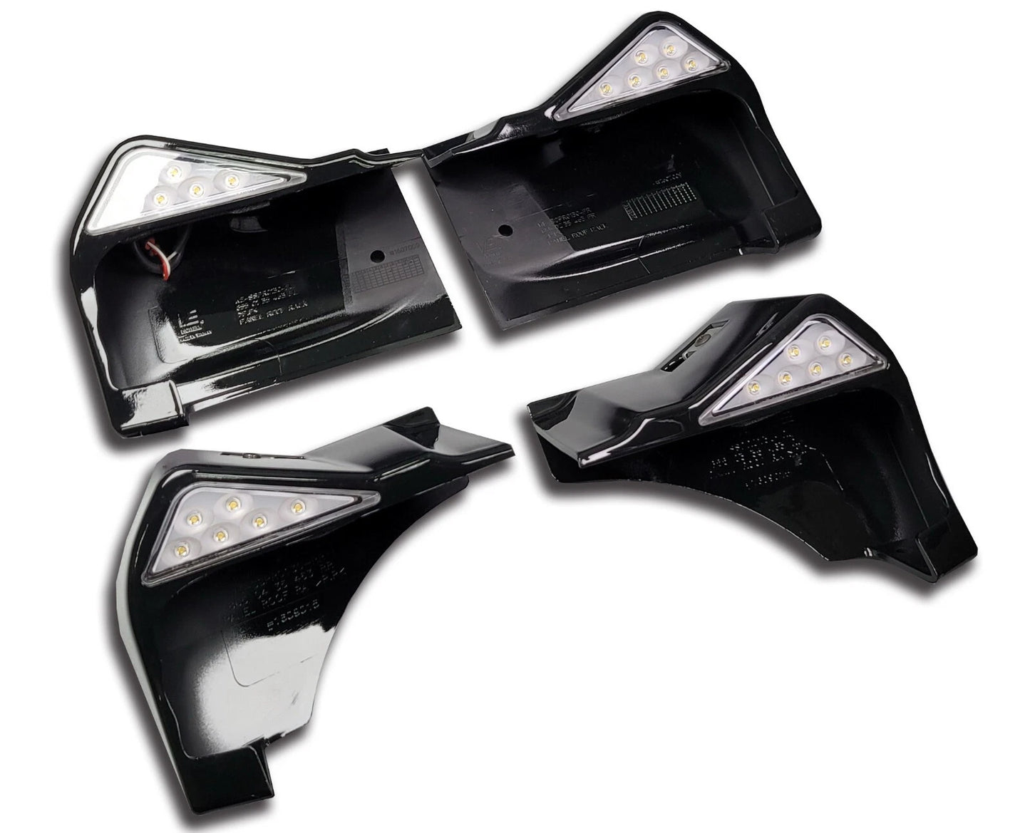 W463 side led light 1987-2018 G63 G500 4x corners for running board for Mercedes