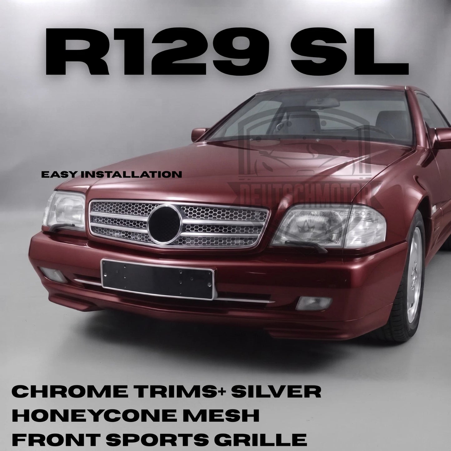 for Mercedes R129 1990-2002 SL500 SL320 silver mesh chrome trims Must go, last 3