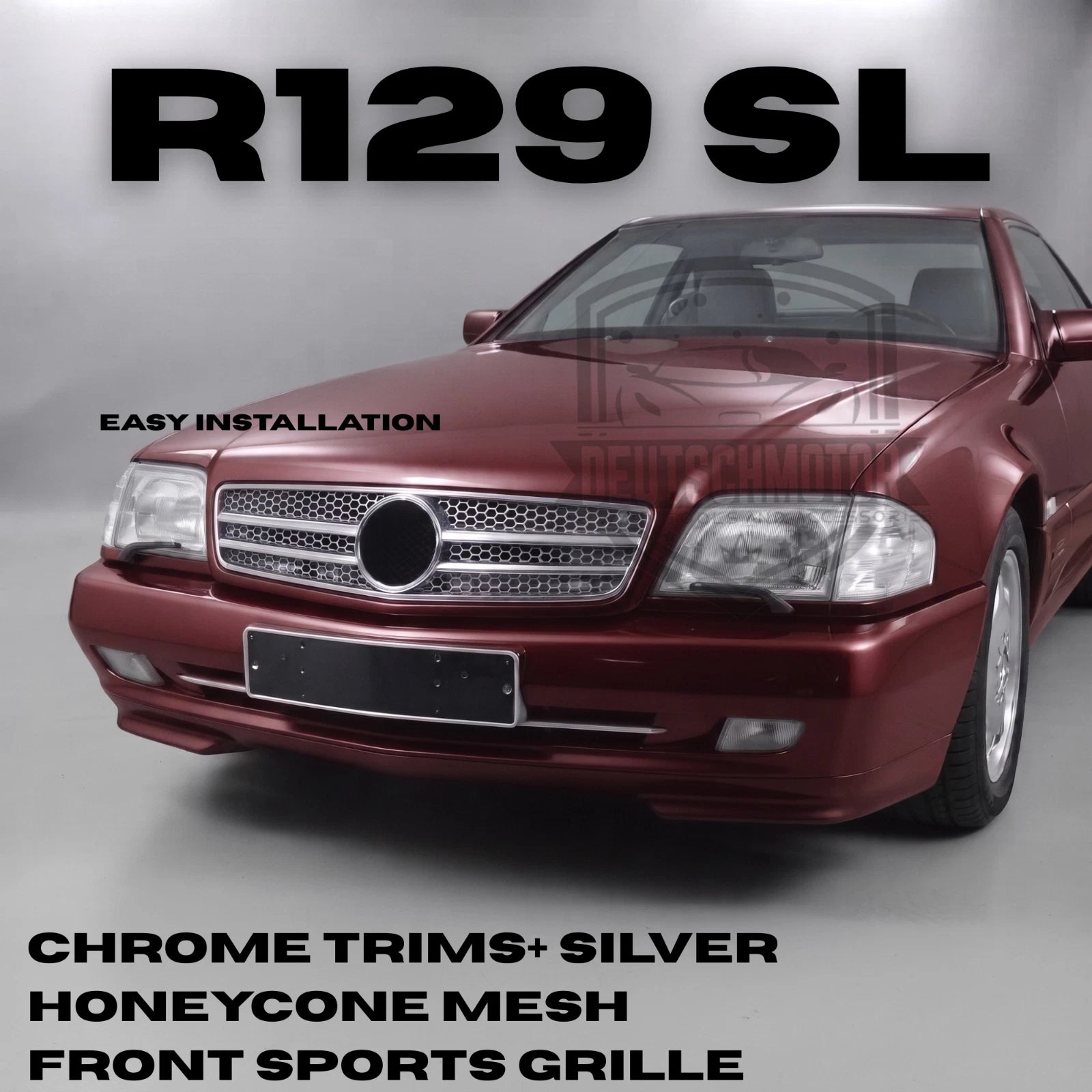 for Mercedes R129 1990-2002 SL500 SL320 silver mesh chrome trims Must go, last 3