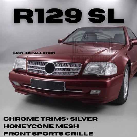 for Mercedes R129 1990-2002 SL500 SL320 silver mesh chrome trims Must go, last 3