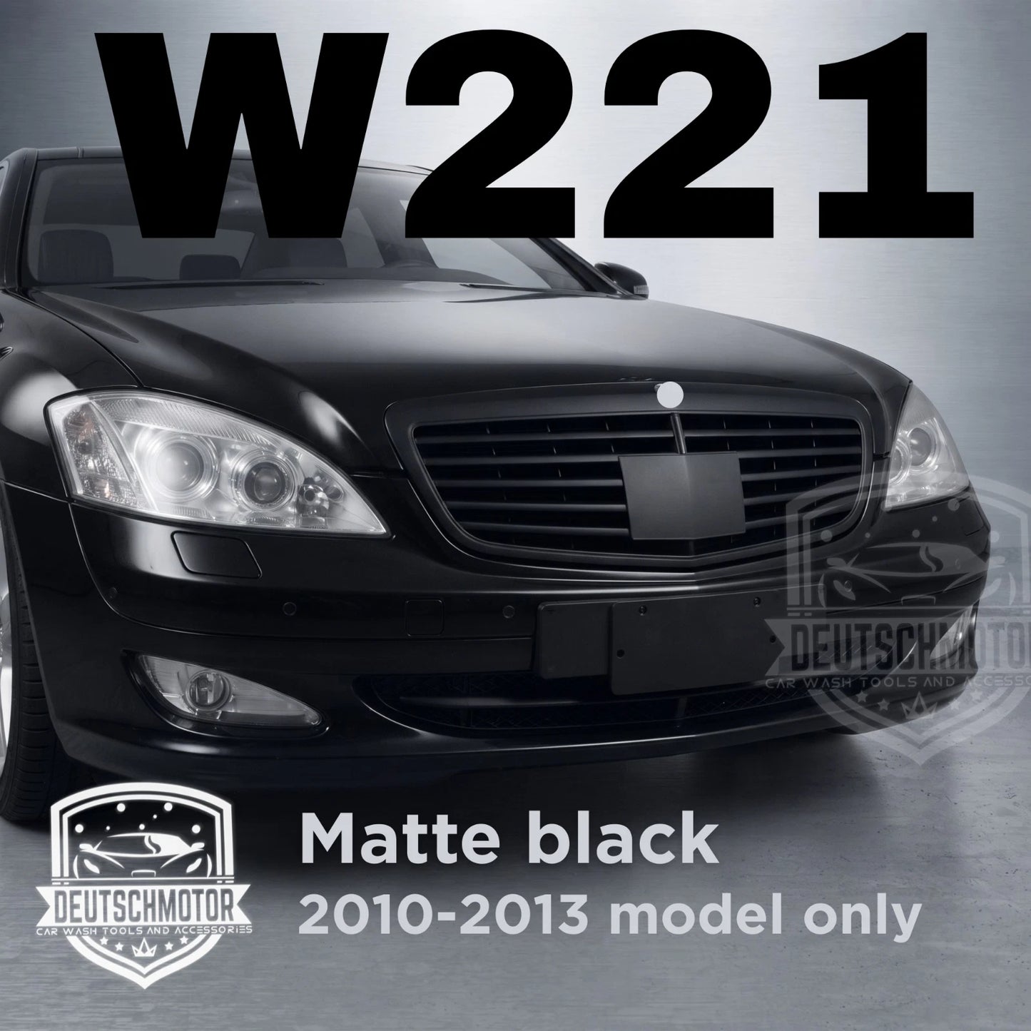 for Mercedes w221 S350 S550 S63 S65 grille matte black S-class 2010-2013