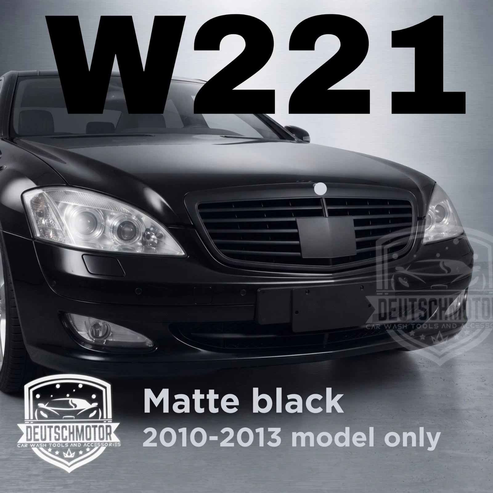 for Mercedes w221 S350 S550 S63 S65 grille matte black S-class 2010-2013
