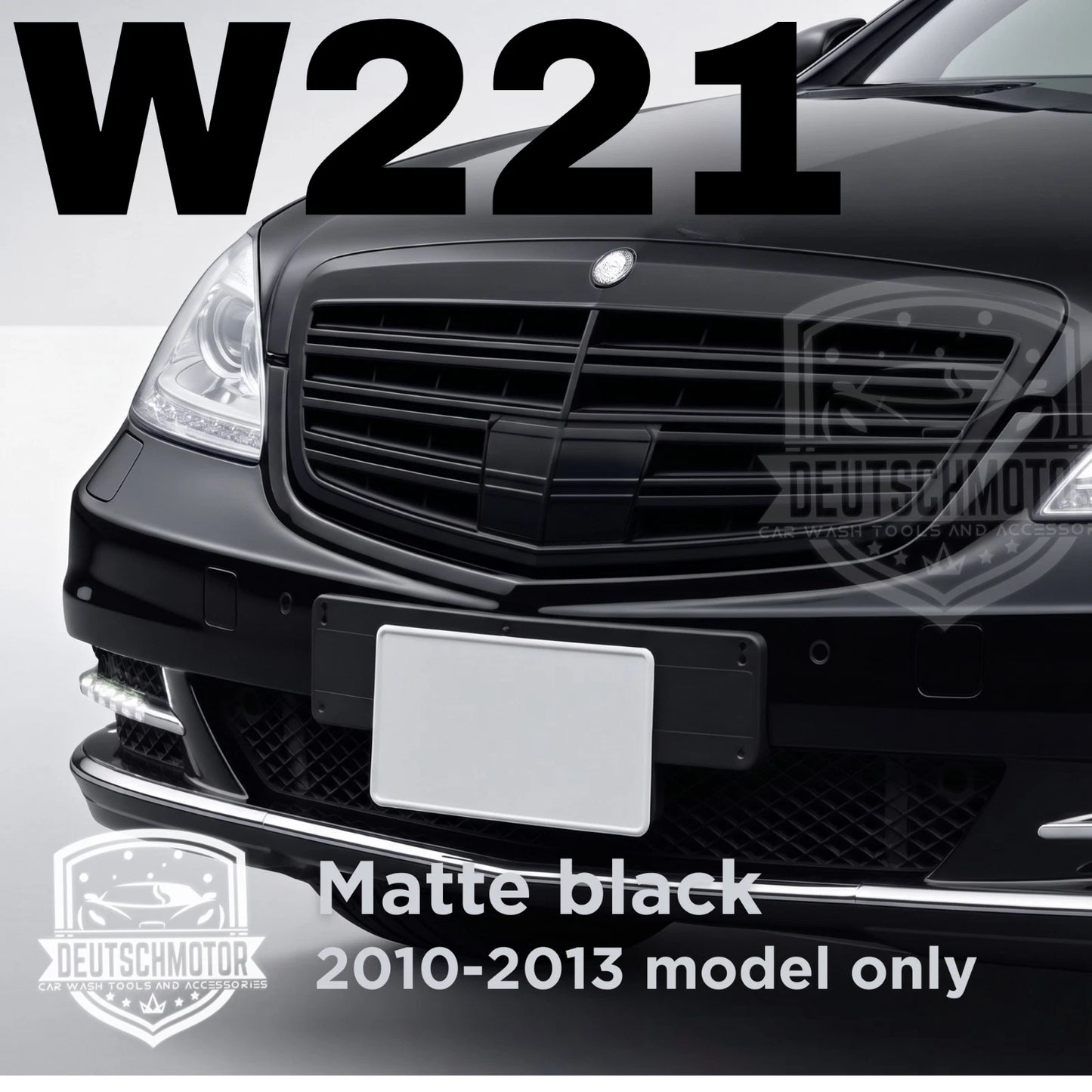 for Mercedes w221 S350 S550 S63 S65 grille matte black S-class 2010-2013
