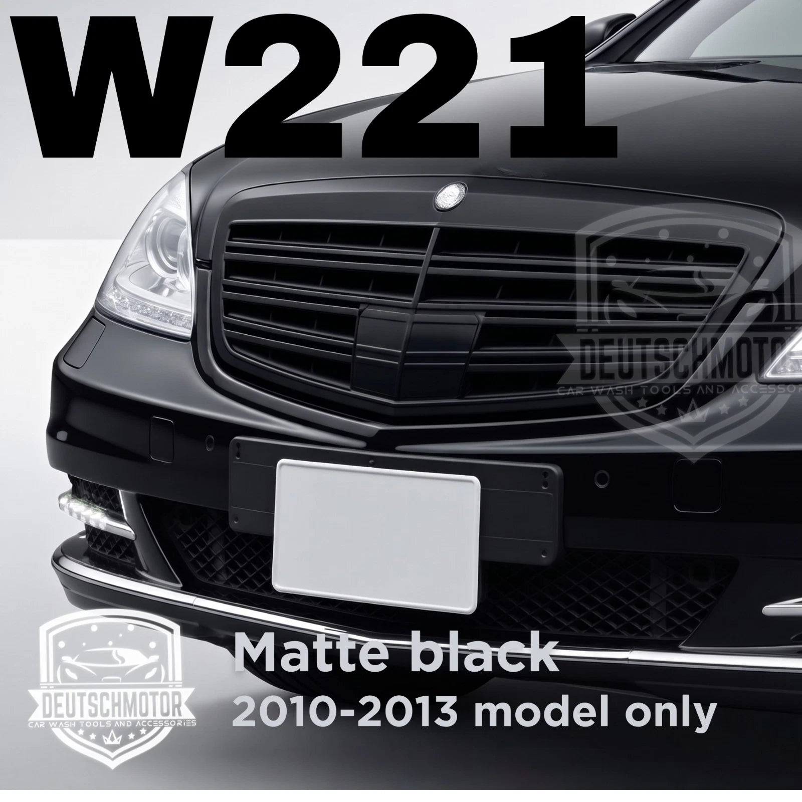 for Mercedes w221 S350 S550 S63 S65 grille matte black S-class 2010-2013