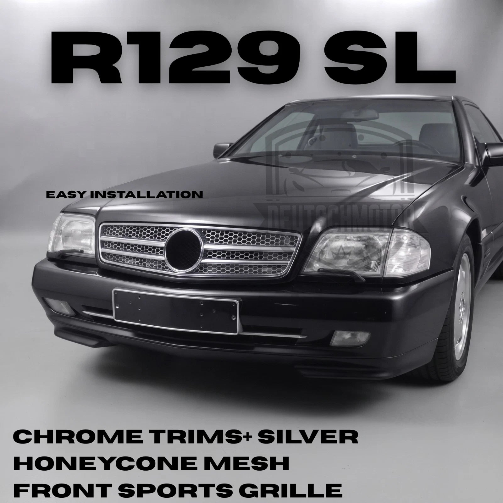 for Mercedes R129 1990-2002 SL500 SL320 silver mesh chrome trims Must go, last 3