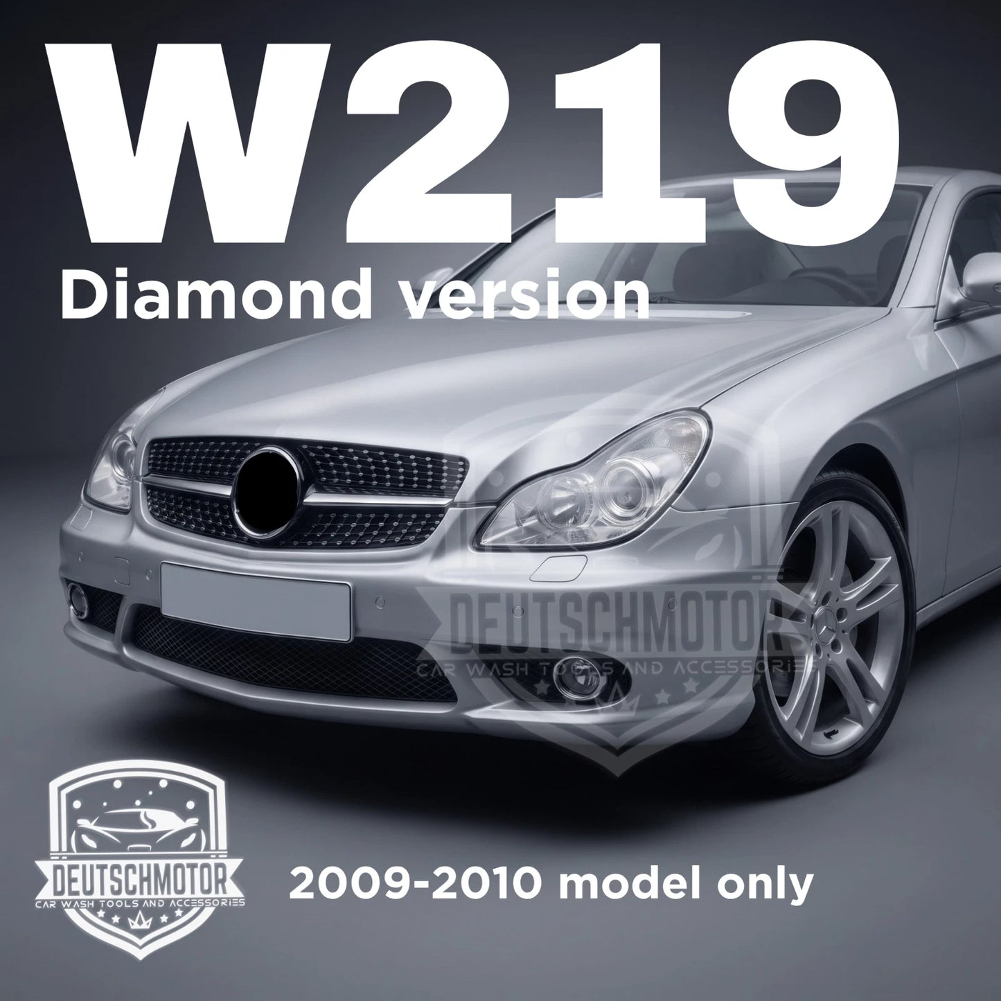 For Mercedes W219 Diamond CLS500 CLS350 CLS Grille Grill 2009 2010 black