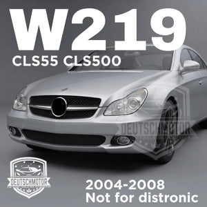 Mercedes W219 CLS55 CLS500 CLS Grille Grill 1 Fins 2004-2008 black chrome fin
