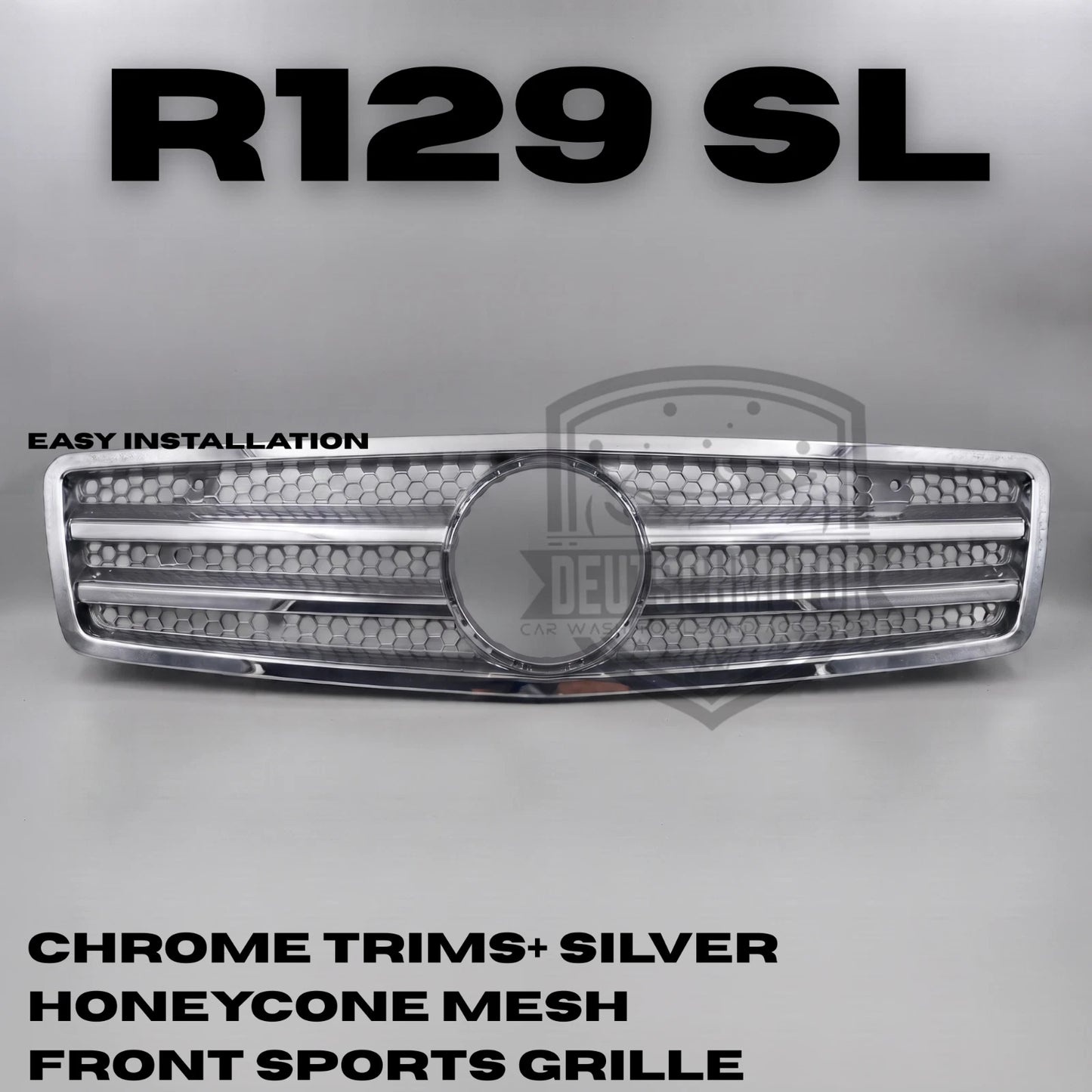 for Mercedes R129 1990-2002 SL500 SL320 silver mesh chrome trims Must go, last 3