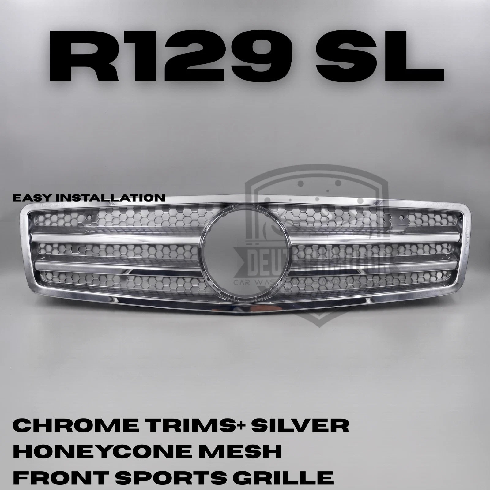 for Mercedes R129 1990-2002 SL500 SL320 silver mesh chrome trims Must go, last 3