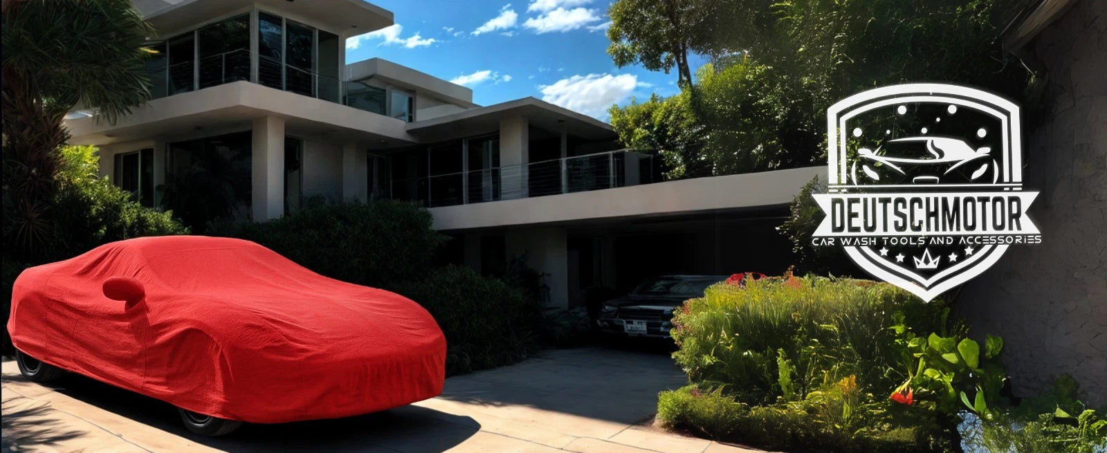 Semi custom outdoor car Cover for Ferrari California 2008-2017 red Waterproof