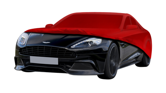 Aston Martin Vanquish 방진 먼지 비 우박 눈 보호용 Red Weather 자동차 커버 