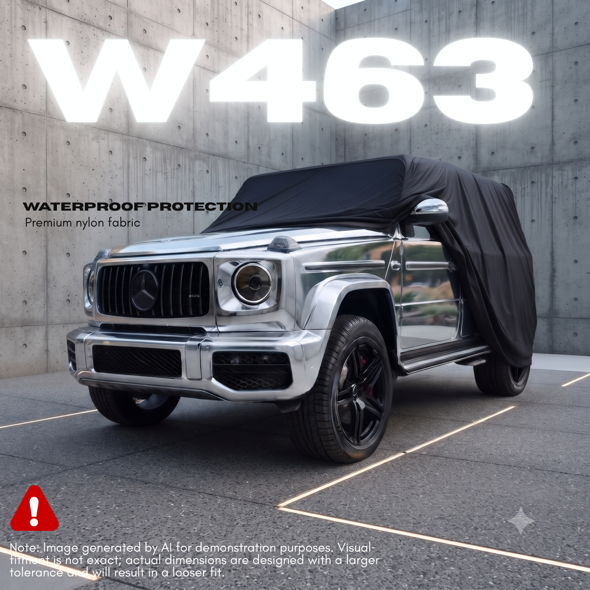 Deutschmotor W463 Mercedes Full Outdoor car Cover Storage G320 G500 G350 G63 G65 Water Resistant Protect UV Rays W464 - Deutschmotor
