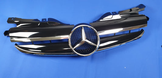 Mercedes R170 SLK 전면 스포츠 그릴 SLK230 SLK 2fin 블랙 그릴 1997-2002